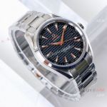 (VS Factory) Best Replica Omega Seamaster Aqua Terra VSF 8500 Watch Stainless Steel Wave Dial